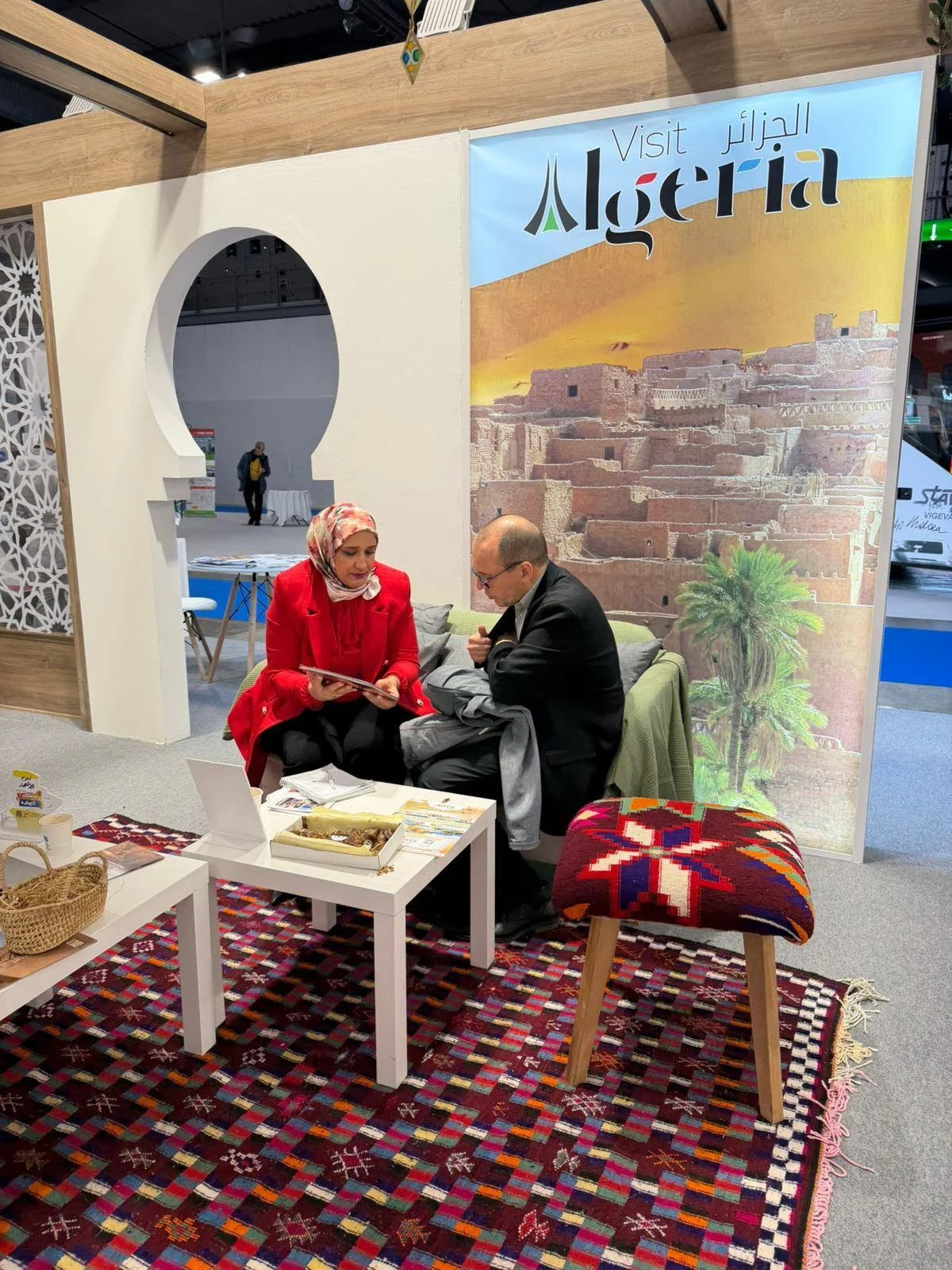 Segundo día del stand de Algeria en BIT Milan 2026