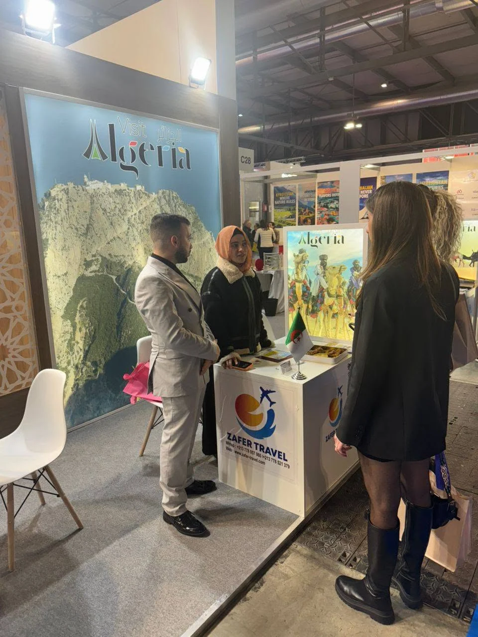 Segundo día del stand de Algeria en BIT Milan 2026
