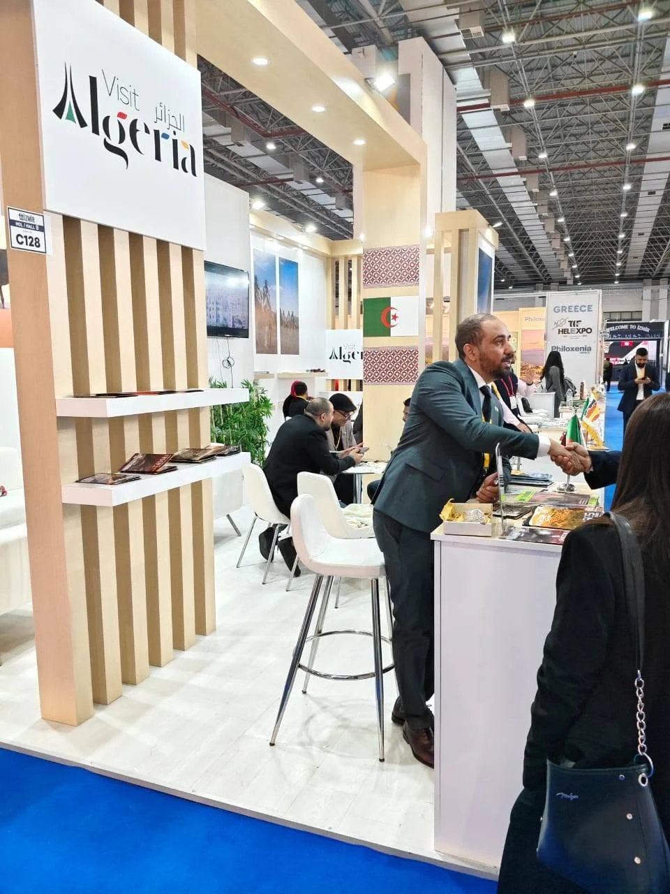 اليوم الثاني للجناح الجزائري في صالون السياحة بأزمير