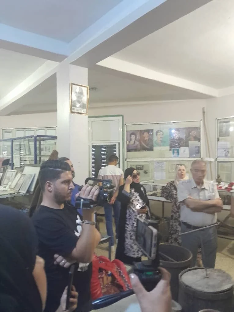 The journalists' trip to the historical village of Igil Emola