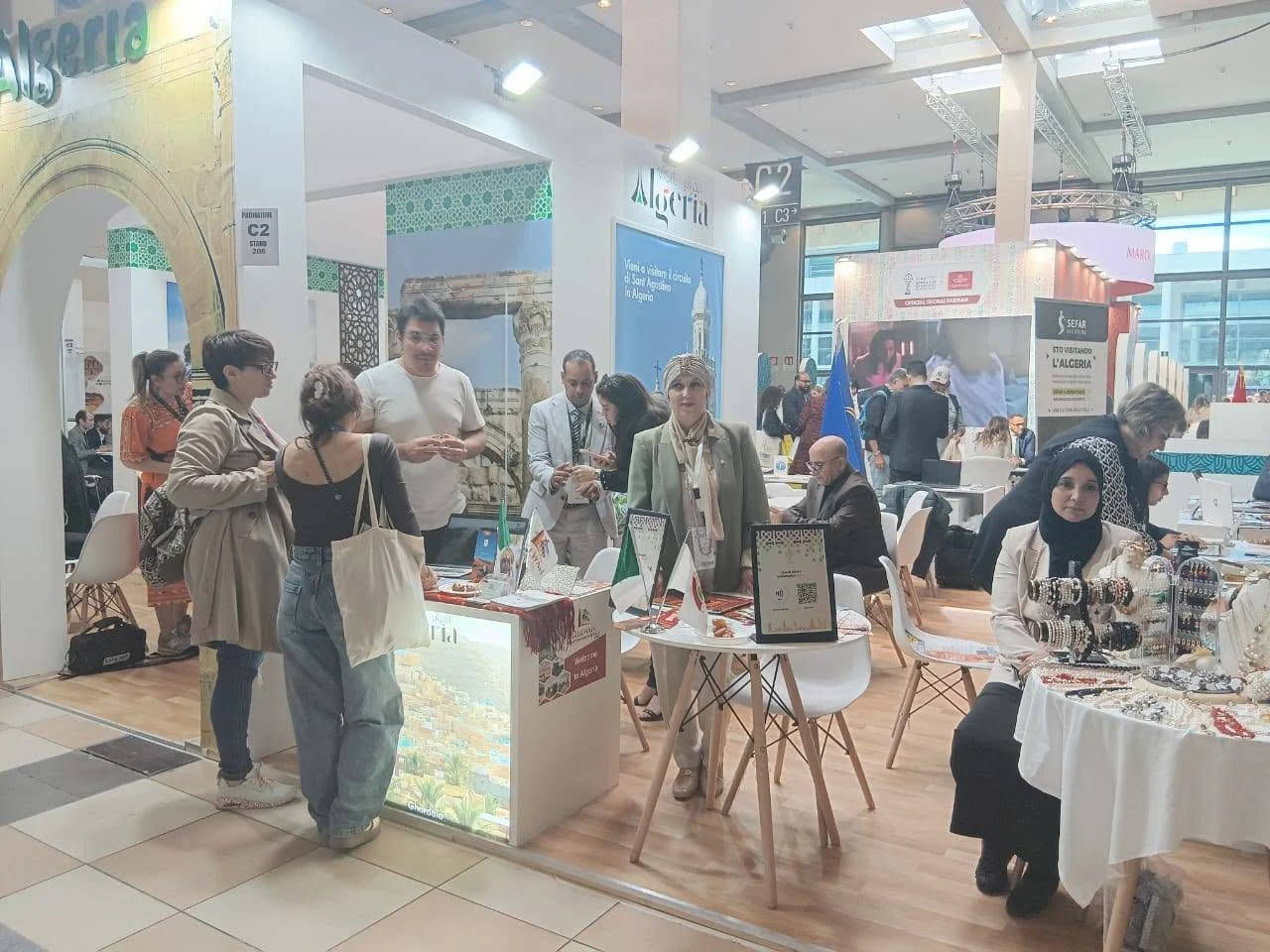 Segundo día de participación de Argelia en el Salón Turístico de Rimini