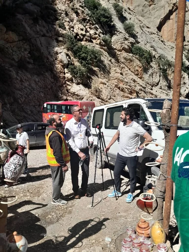 Media trip to Tabourt El Ancer in the municipality of Boghni