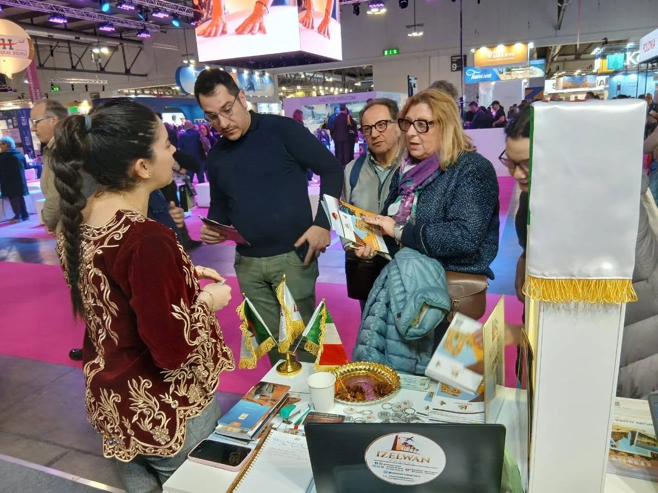 Segundo día del stand de Algeria en BIT Milan 2026