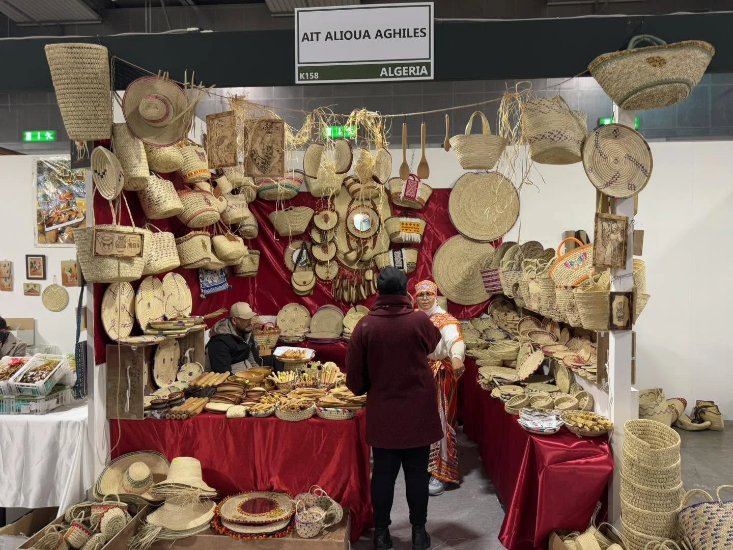 Opening of the Algerian pavilion at Artigiano in Fiera in Milan