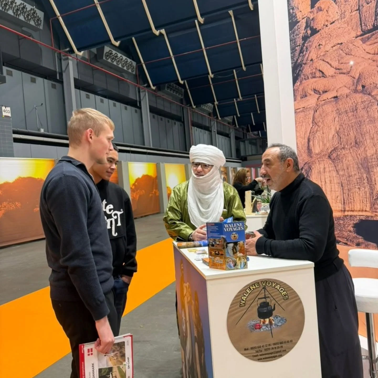 اليوم الختامي للجناح الجزائري في Vakantiebeurs