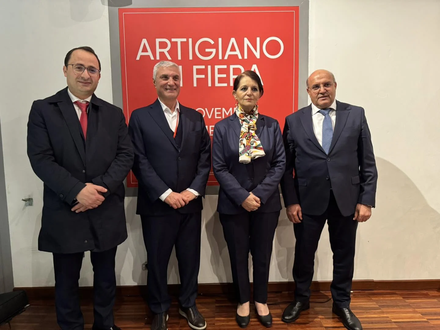Opening of the Algerian pavilion at Artigiano in Fiera in Milan