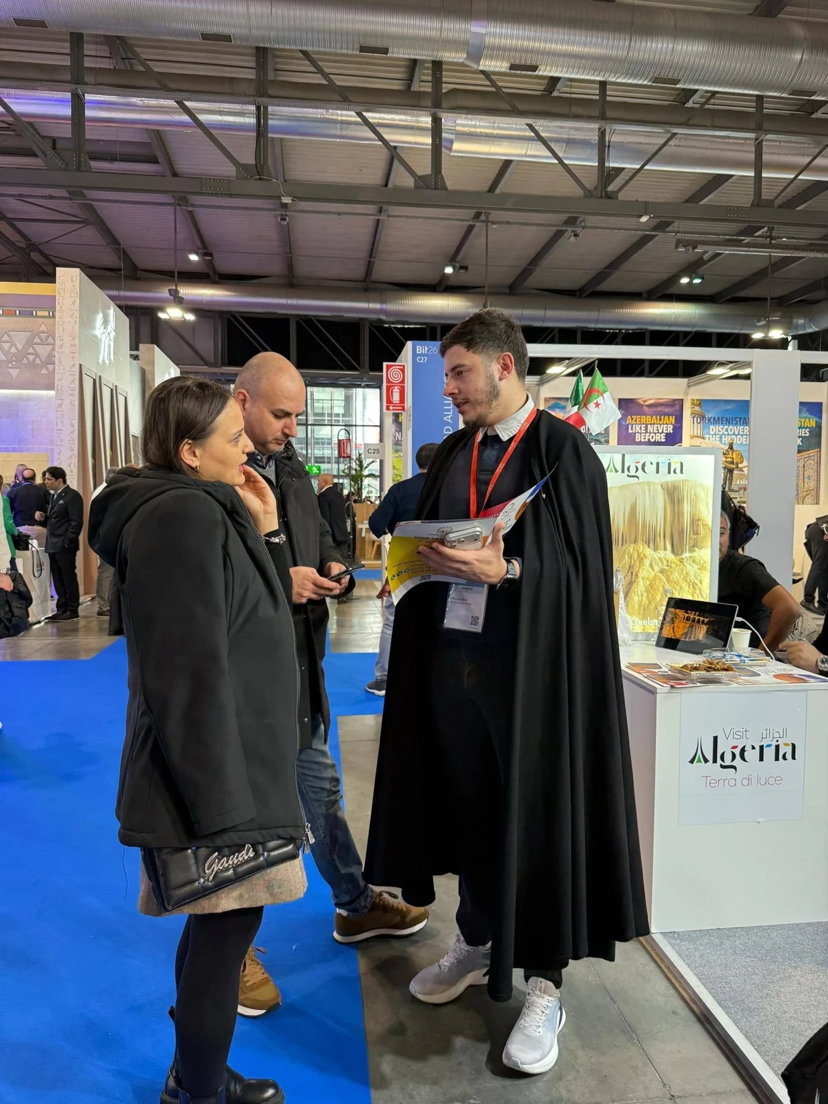 Segundo día del stand de Algeria en BIT Milan 2026