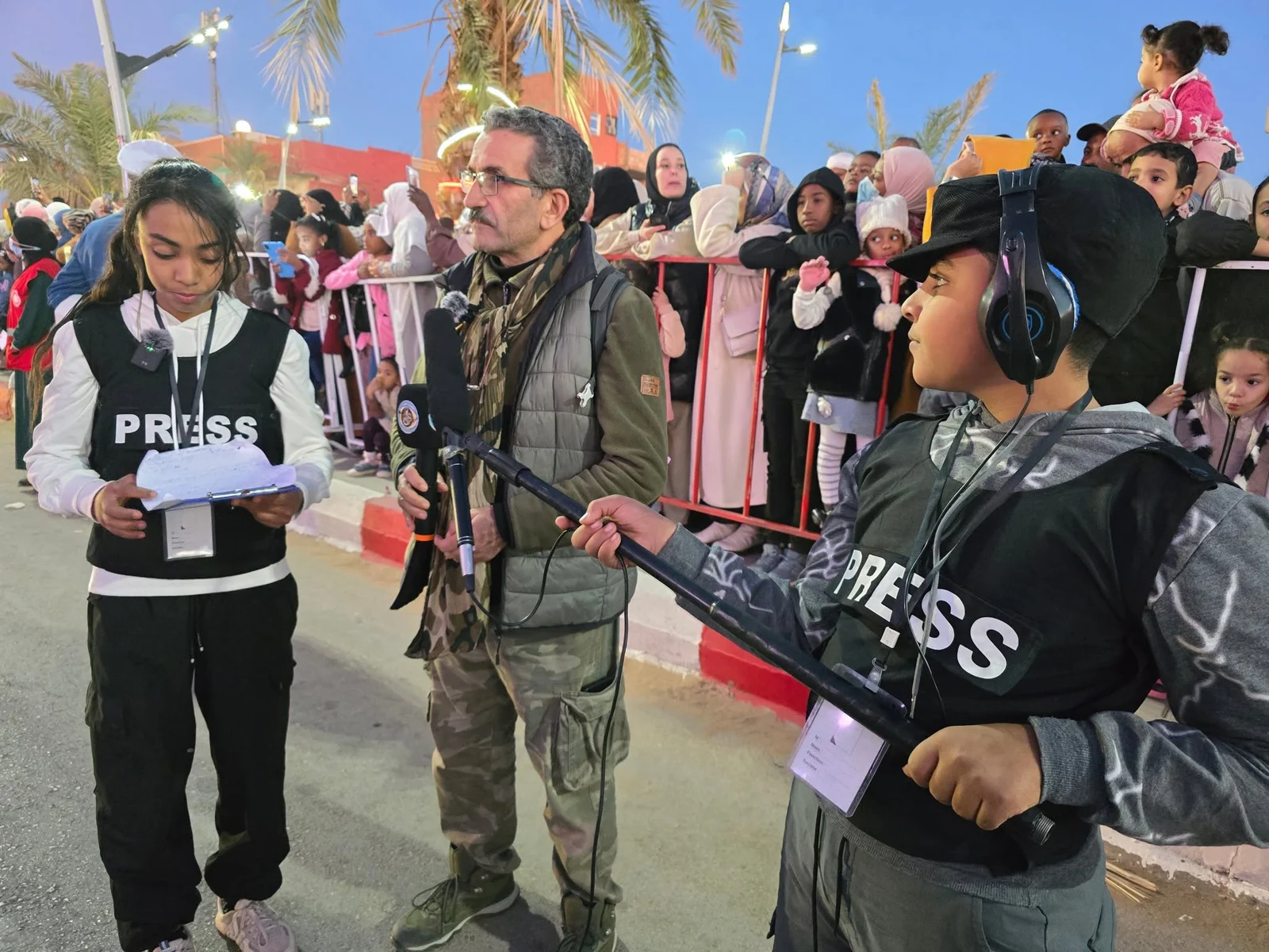 Reportaje del club de periodistas jóvenes sobre las actividades del Festival de Téimimon