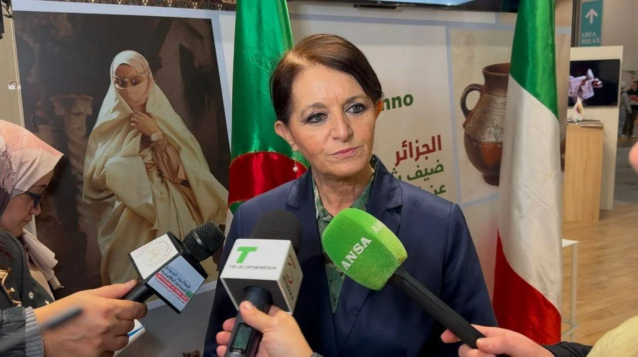 Opening of the Algerian pavilion at Artigiano in Fiera in Milan