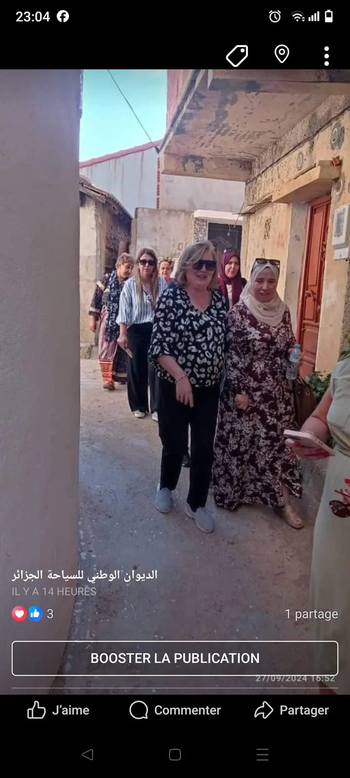 The journalists' trip to the historical village of Igil Emola