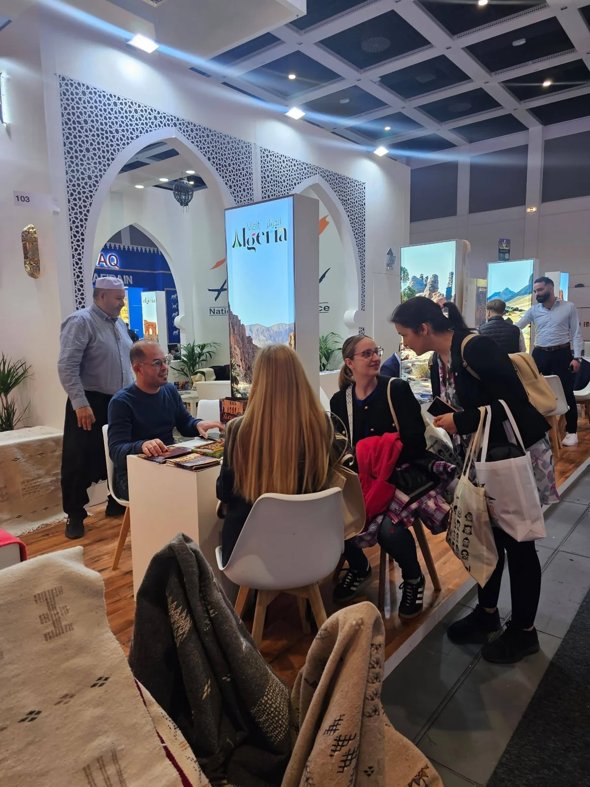 Segundo día del stand de Algeria en ITB Berlín 2026