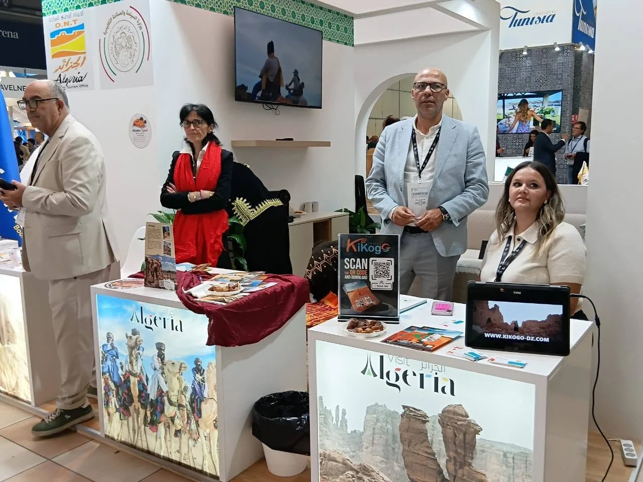 Segundo día de participación de Argelia en el Salón Turístico de Rimini