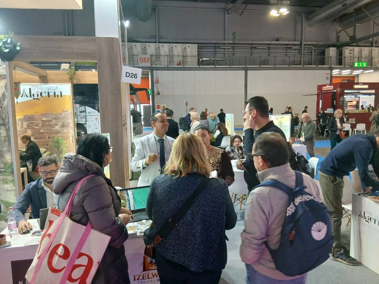 Segundo día del stand de Algeria en BIT Milan 2026