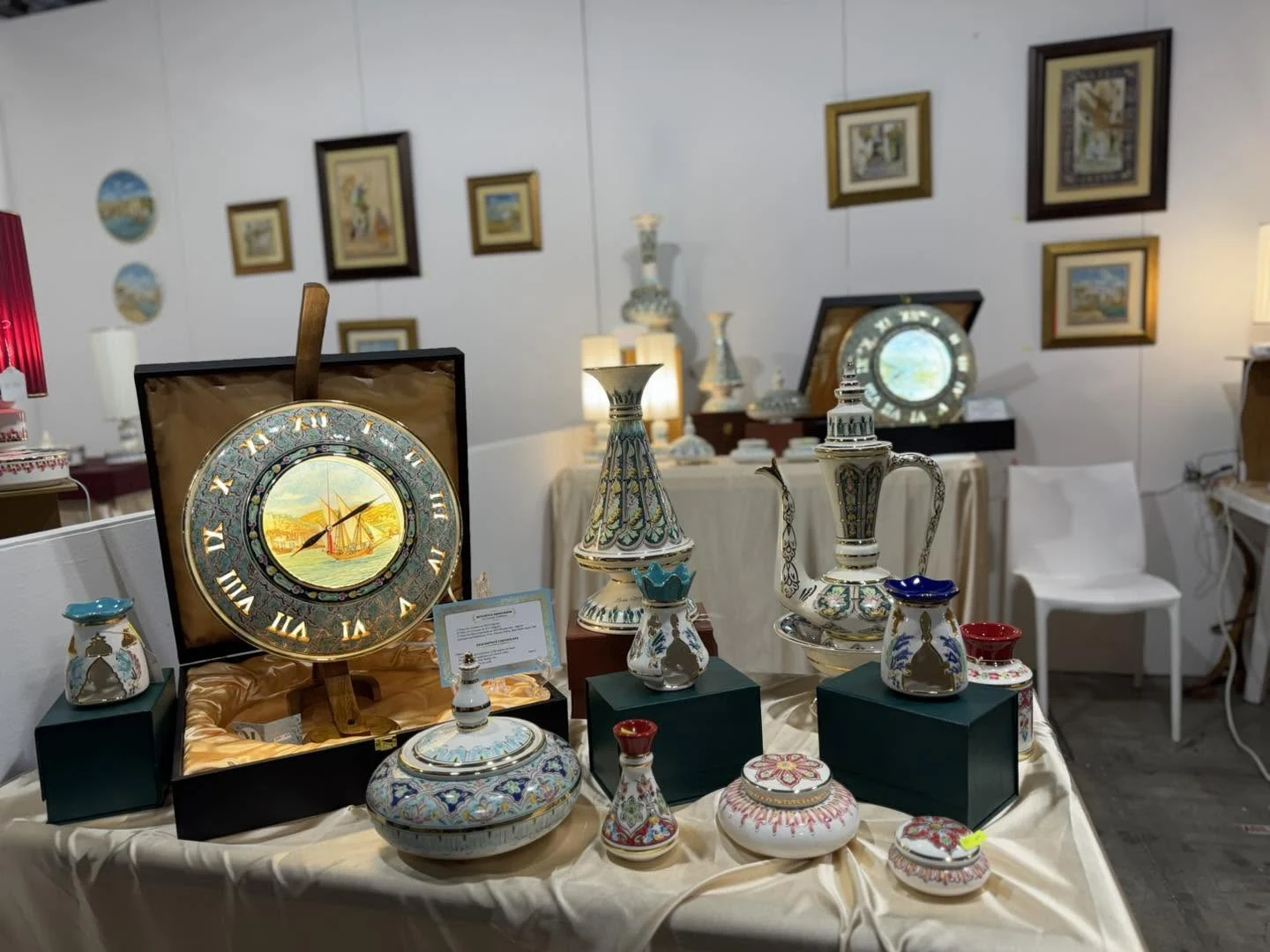 Opening of the Algerian pavilion at Artigiano in Fiera in Milan