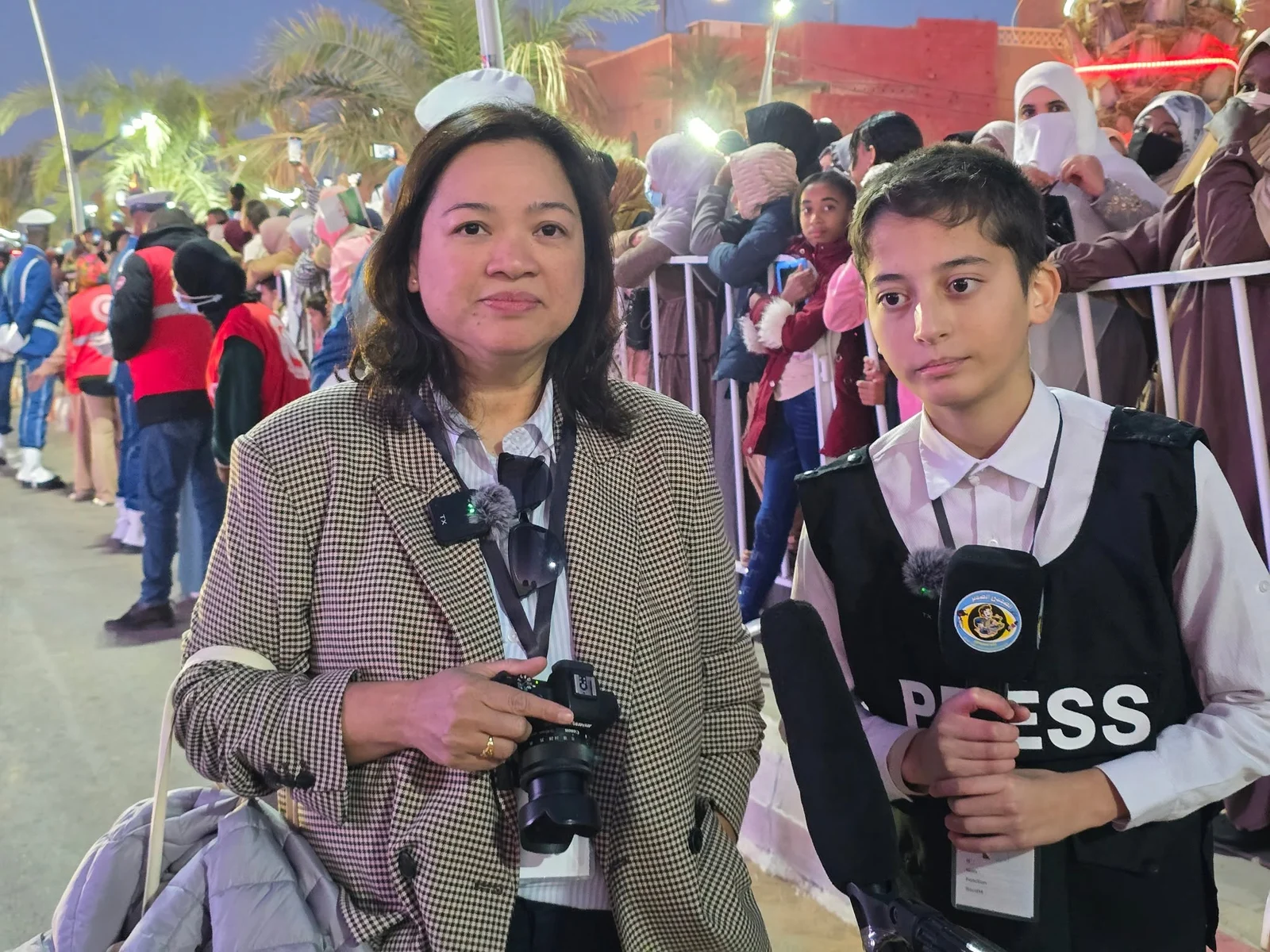 Reportaje del club de periodistas jóvenes sobre las actividades del Festival de Téimimon