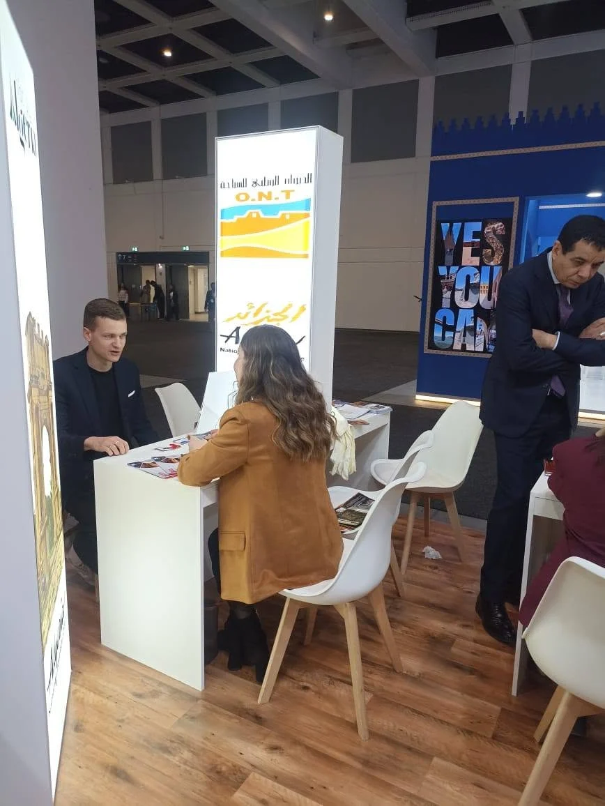 Segundo día del stand de Algeria en ITB Berlín 2026