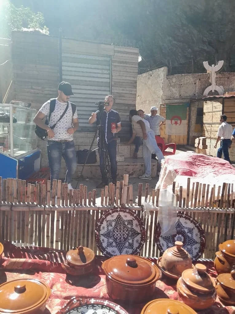 Media trip to Tabourt El Ancer in the municipality of Boghni