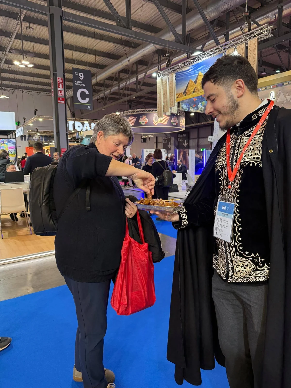 Segundo día del stand de Algeria en BIT Milan 2026