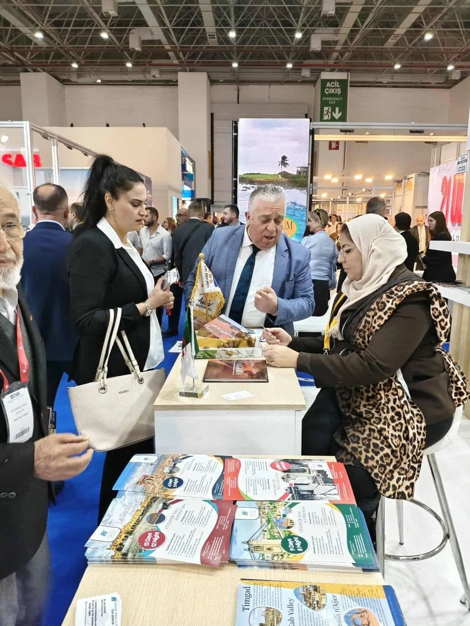 افتتاح الجناح الجزائري في TTI Izmir 2025