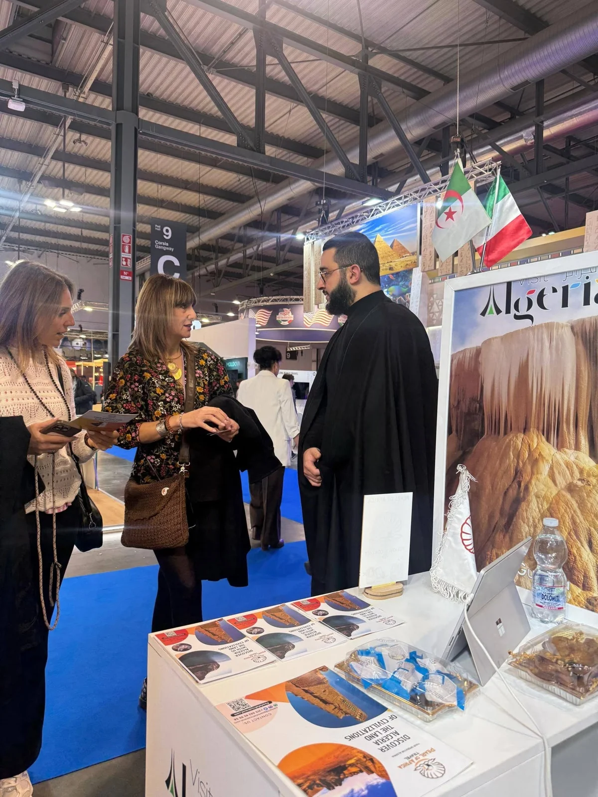 Segundo día del stand de Algeria en BIT Milan 2026