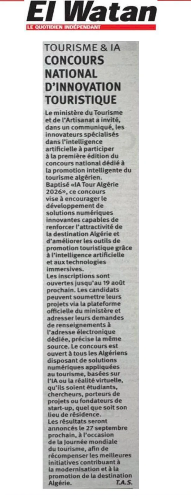 Tourism and Handicrafts through Newspapers — June 13, 2026