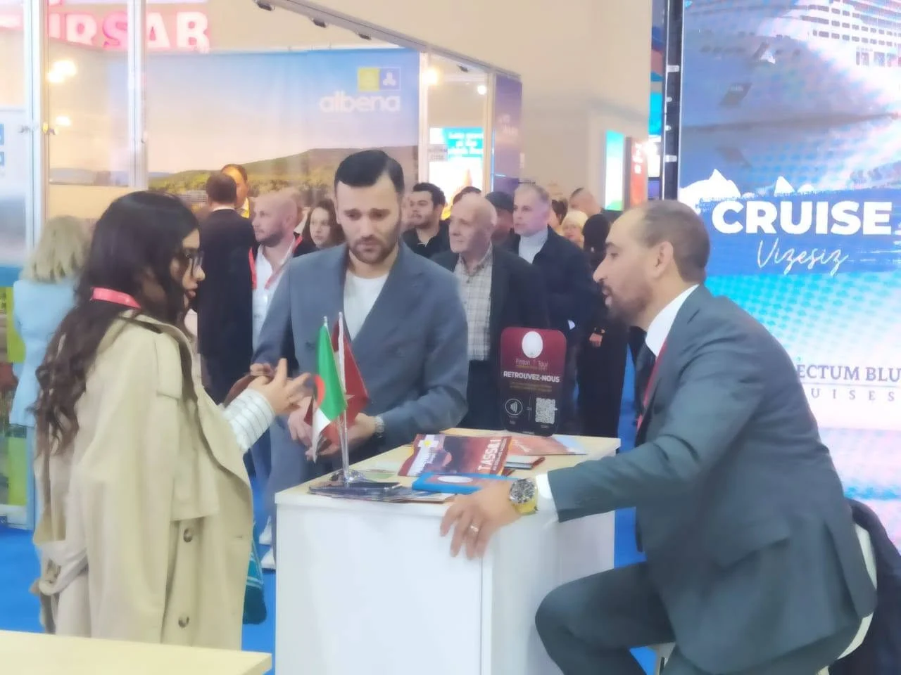 افتتاح الجناح الجزائري في TTI Izmir 2025